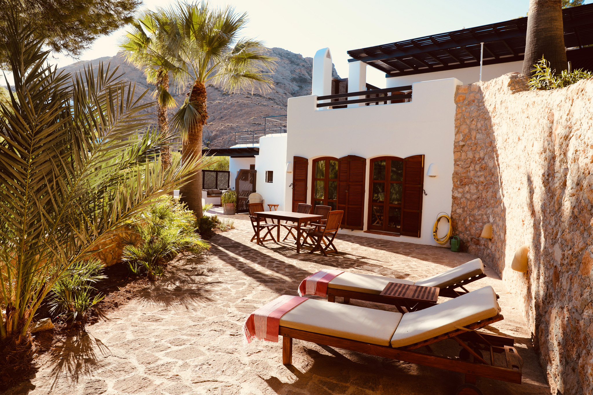 Terraza de Casa Blanca en Las Negras · Parque Natural Cabo de Gata