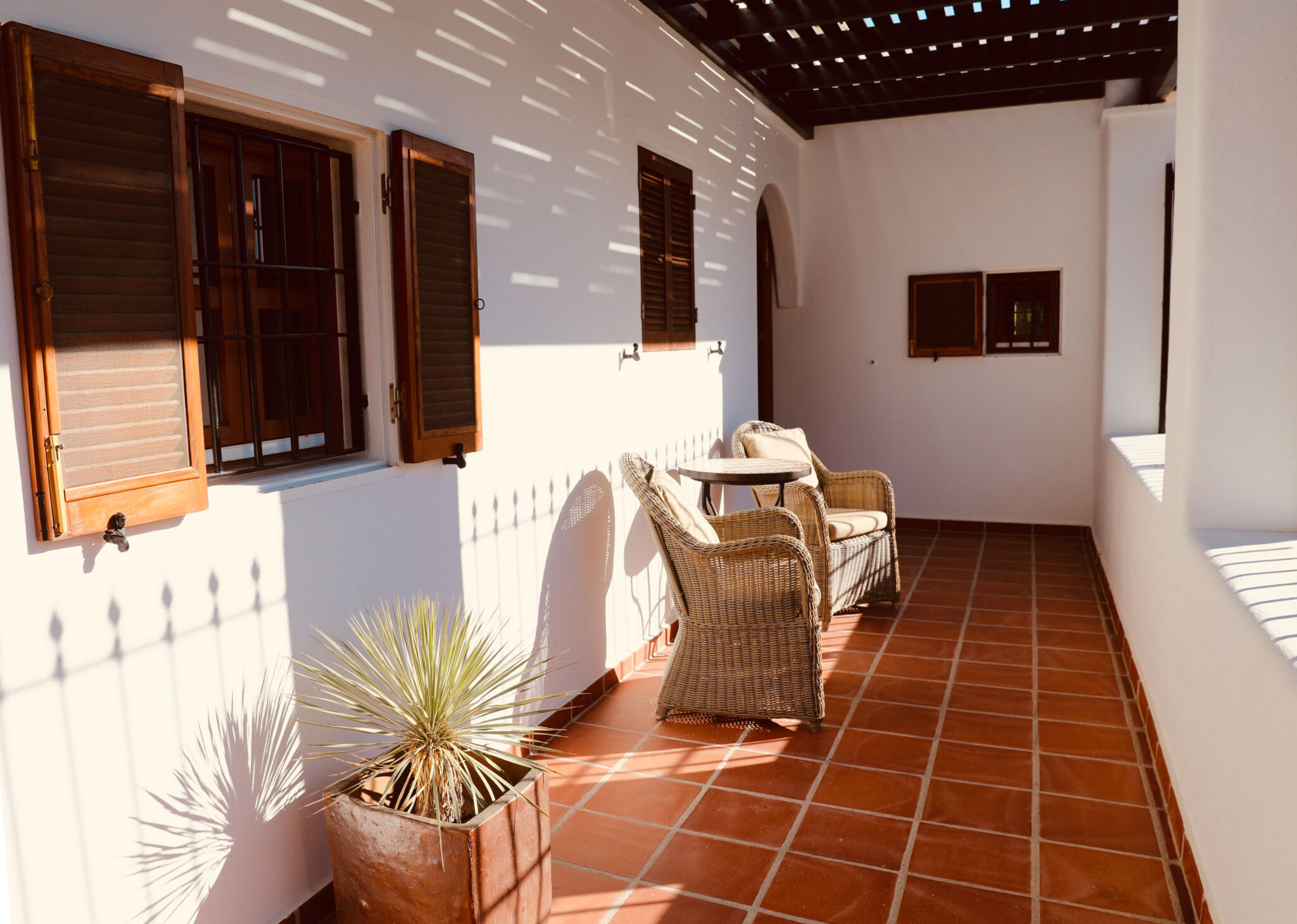 Entrada de Casa Blanca en Las Negras · Parque Natural Cabo de Gata