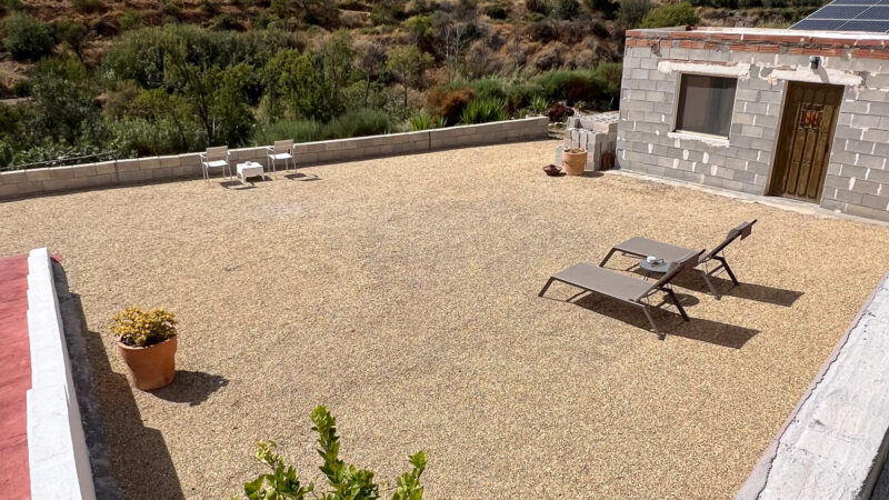 terraza posible piscina - Molino Mio Lucar terraza posible piscina - Molino Mio Lucar