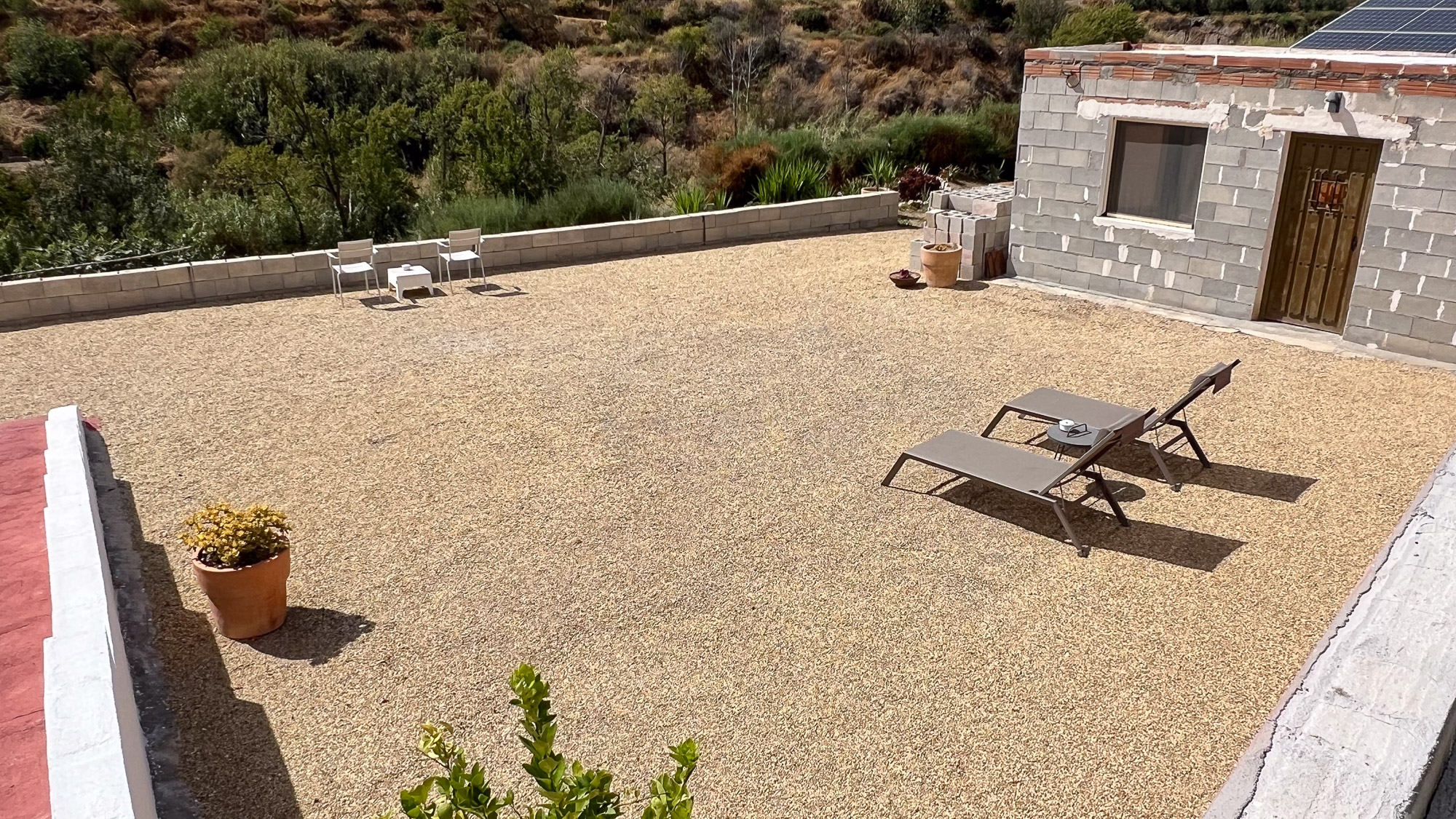 terraza posible piscina - Molino Mio Lucar terraza posible piscina - Molino Mio Lucar