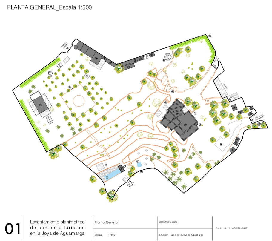 Plano general de la finca