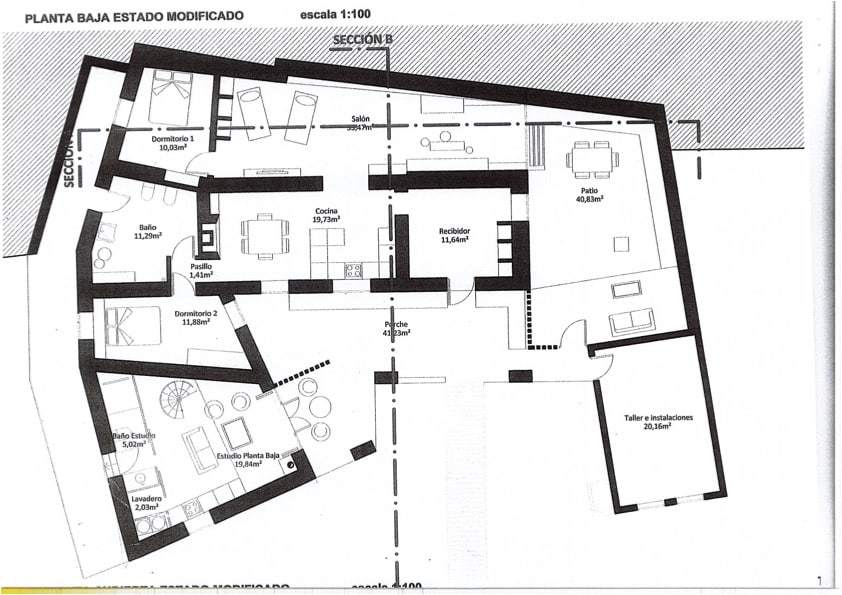 Planos Molino Mio Planta Baja