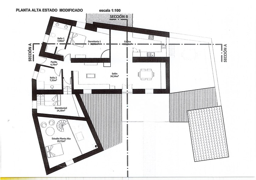 Planos Molino Mio Primera Planta-